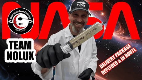 nasa deep space food project, team nolux, mushroom culture, space mushrooms, astromycology, research
