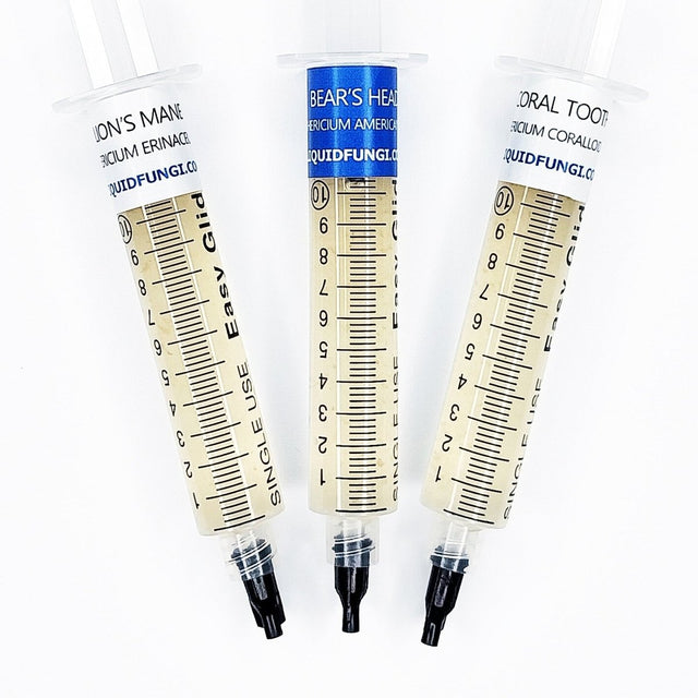 Hericium Mushroom Liquid Culture 3 Pack