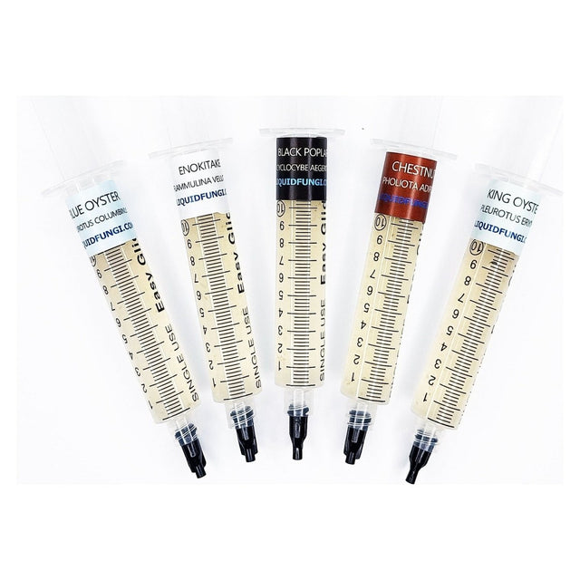 Cold Weather Loving Mushroom Liquid Culture 5 Pack