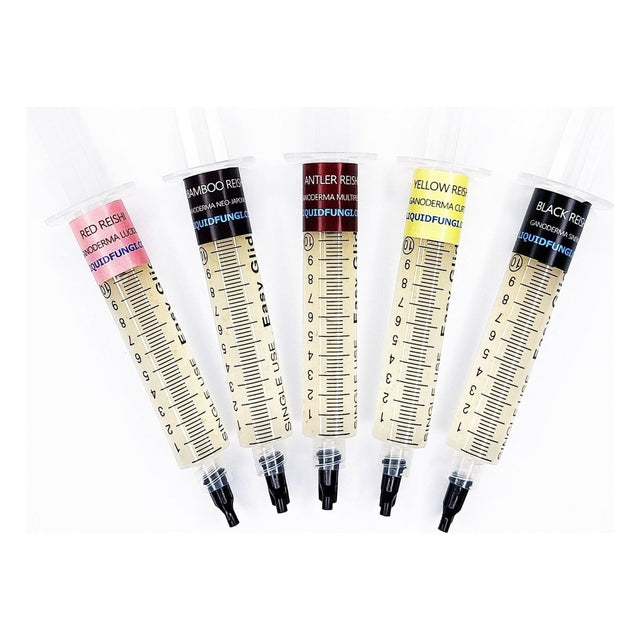 Reishi Mushroom Liquid Culture 5 Pack