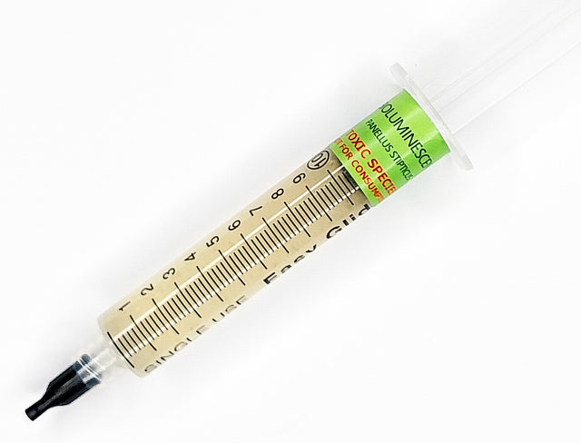 Bioluminescent Oyster Mushroom Liquid Culture Syringe