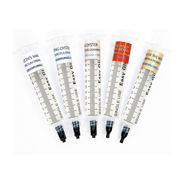 Hardwood Mushroom Liquid Culture 5 Pack