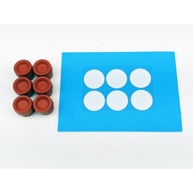 Grain Spawn Lid Rebuild/DIY Kit - PTFE Filter Stickers with Heavy Duty Injection Ports