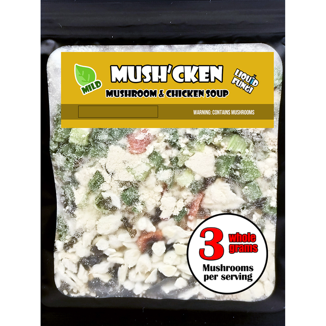 Mush'cken - Mushroom Supplemented Chicken Soup