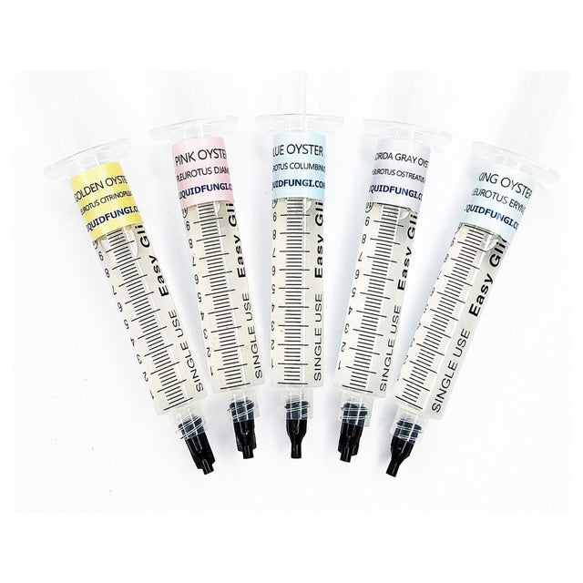 Oyster Mushroom Liquid Culture 5 Pack