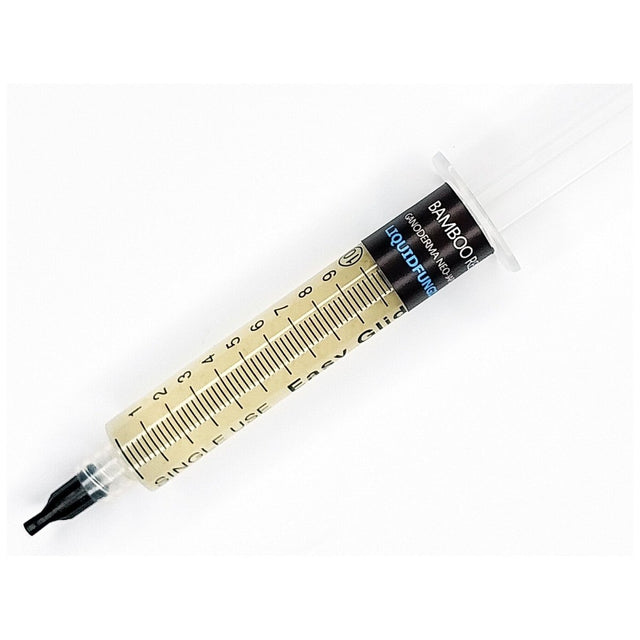 bamboo reishi mushroom liquid culture syringe