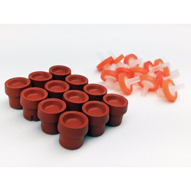 heavy duty self healing injection ports and ptfe syringe filters