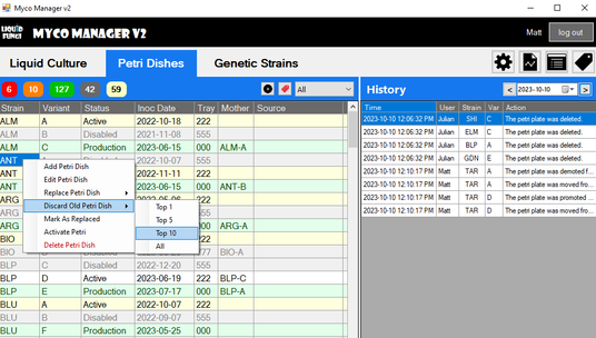 microbiology fungi mycology bacteria laboratory management software