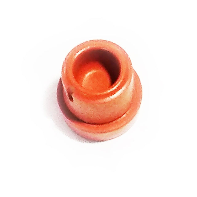 back of red injection port