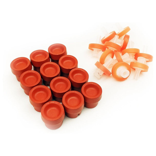 Liquid Culture Lid Rebuild/DIY Kit - PTFE Syringe Filters with Heavy Duty Injection Ports