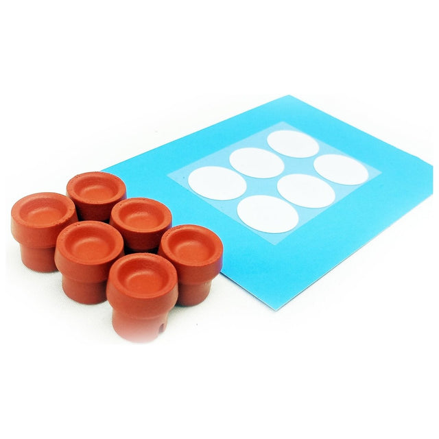 Grain Spawn Lid Rebuild/DIY Kit - PTFE Filter Stickers with Heavy Duty Injection Ports
