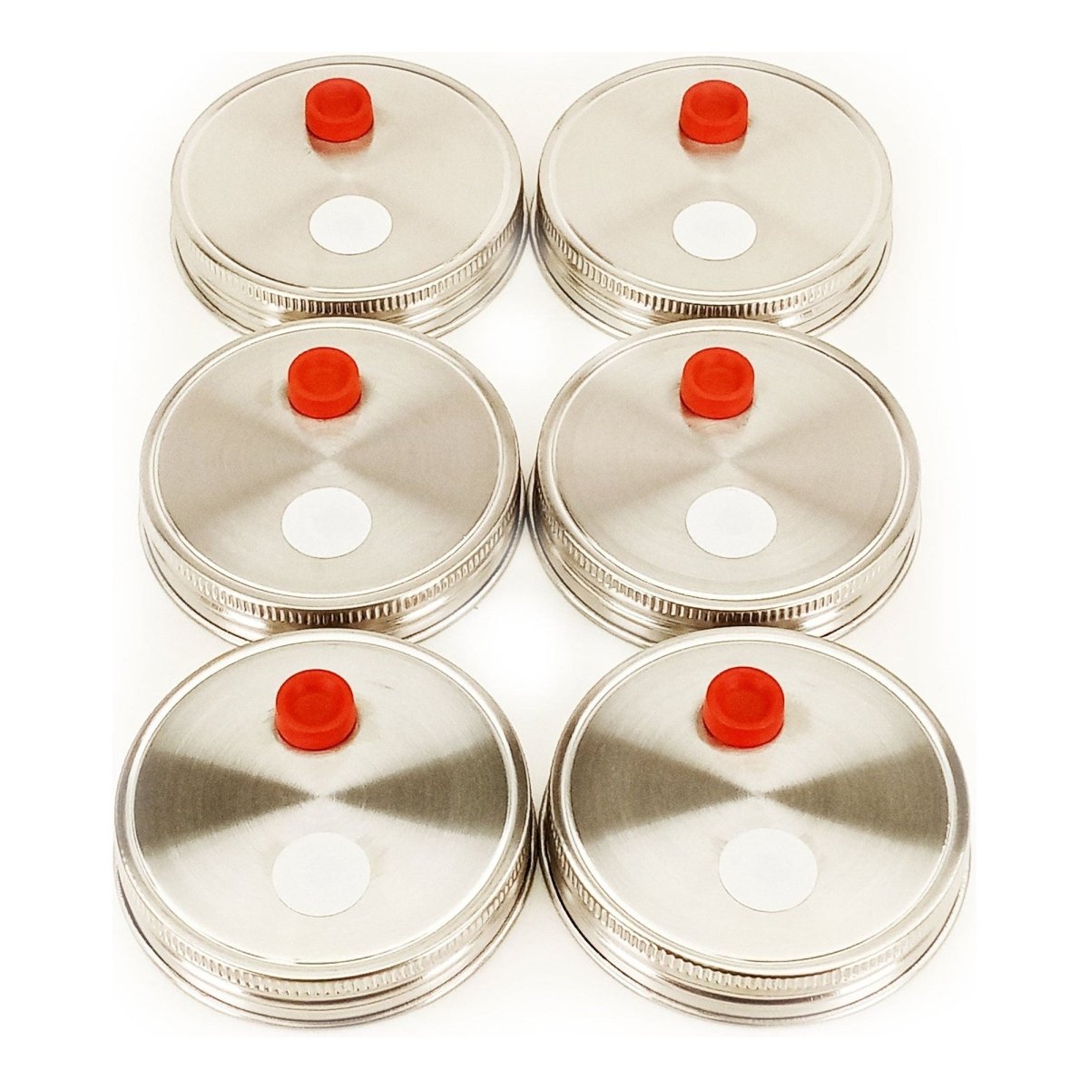 Grain Spawn Lid - Stainless Steel Metal Wide Mouth Mason Jar Lids