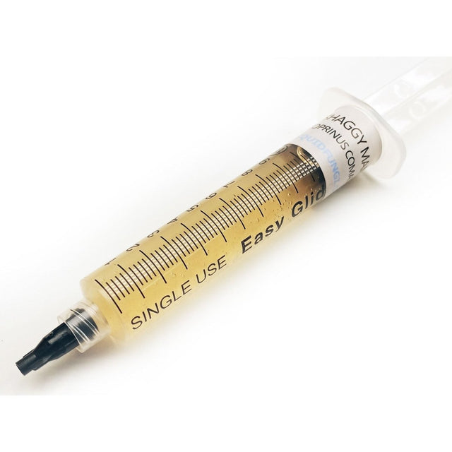 shaggy mane mushroom liquid culture syringe