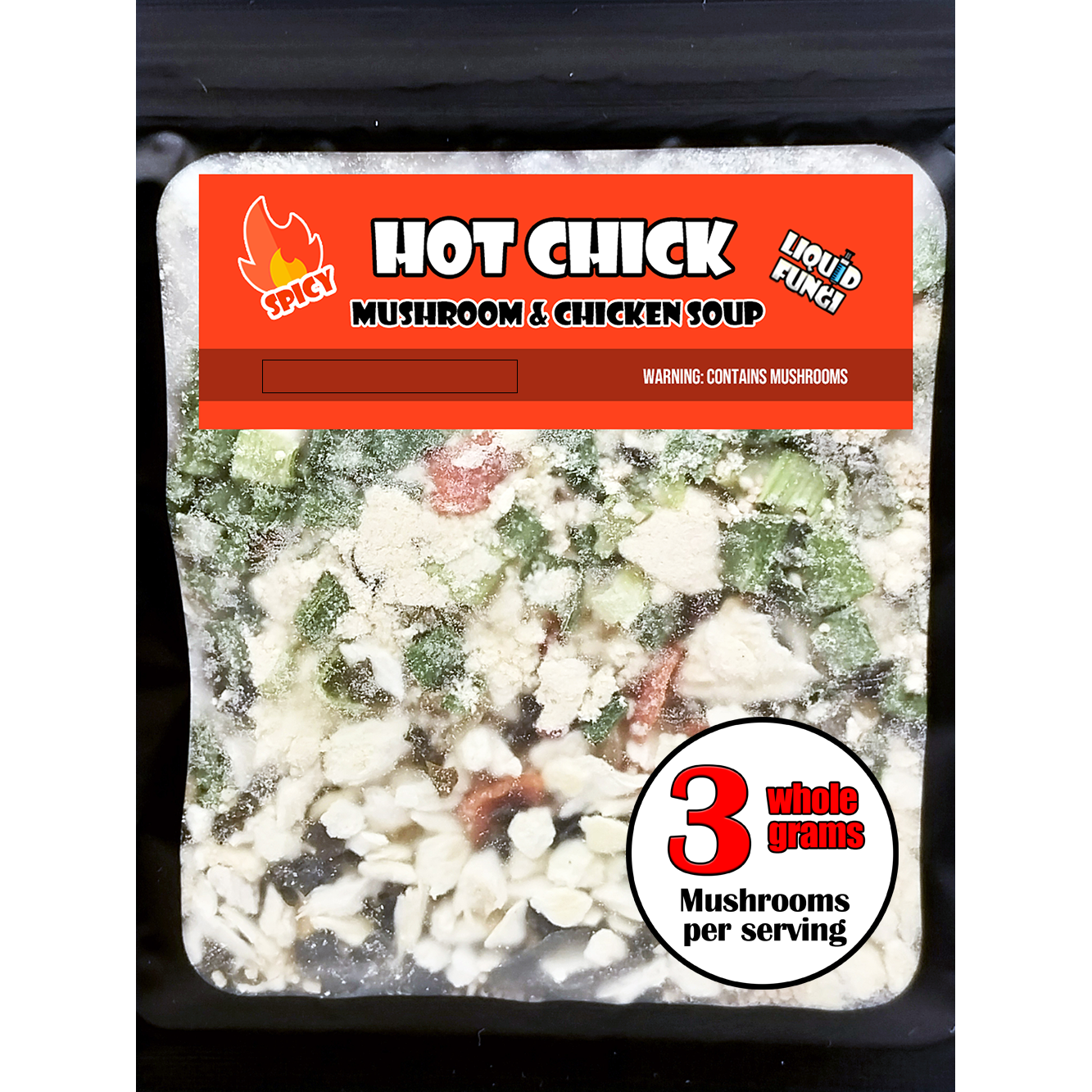 Hot Chick - Spicy Mushroom Supplemented Chicken Soup