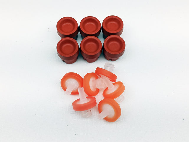 Liquid Culture Lid Rebuild/DIY Kit - PTFE Syringe Filters with Heavy Duty Injection Ports
