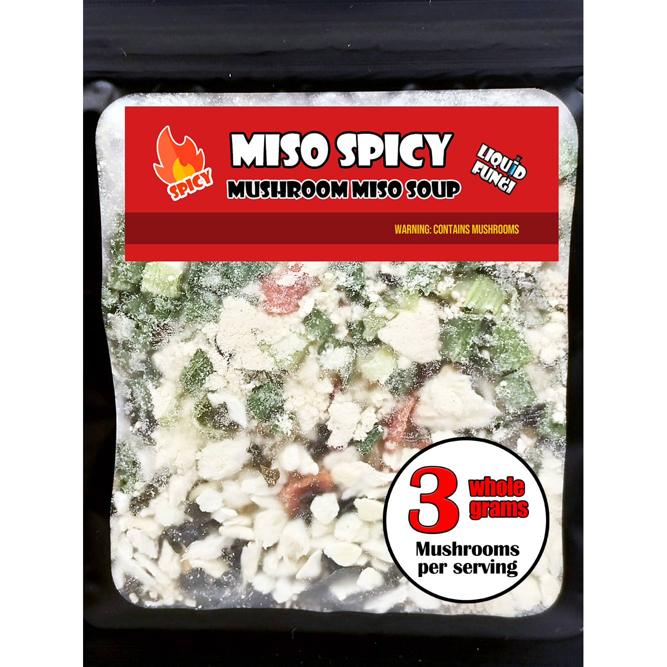 Miso Spicy - Spicy Mushroom Supplemented Seaweed Soup