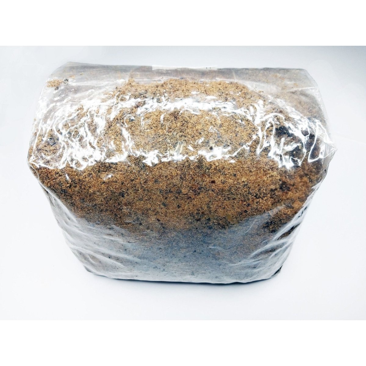 oak hardwood and soy substrate block for growing mushrooms