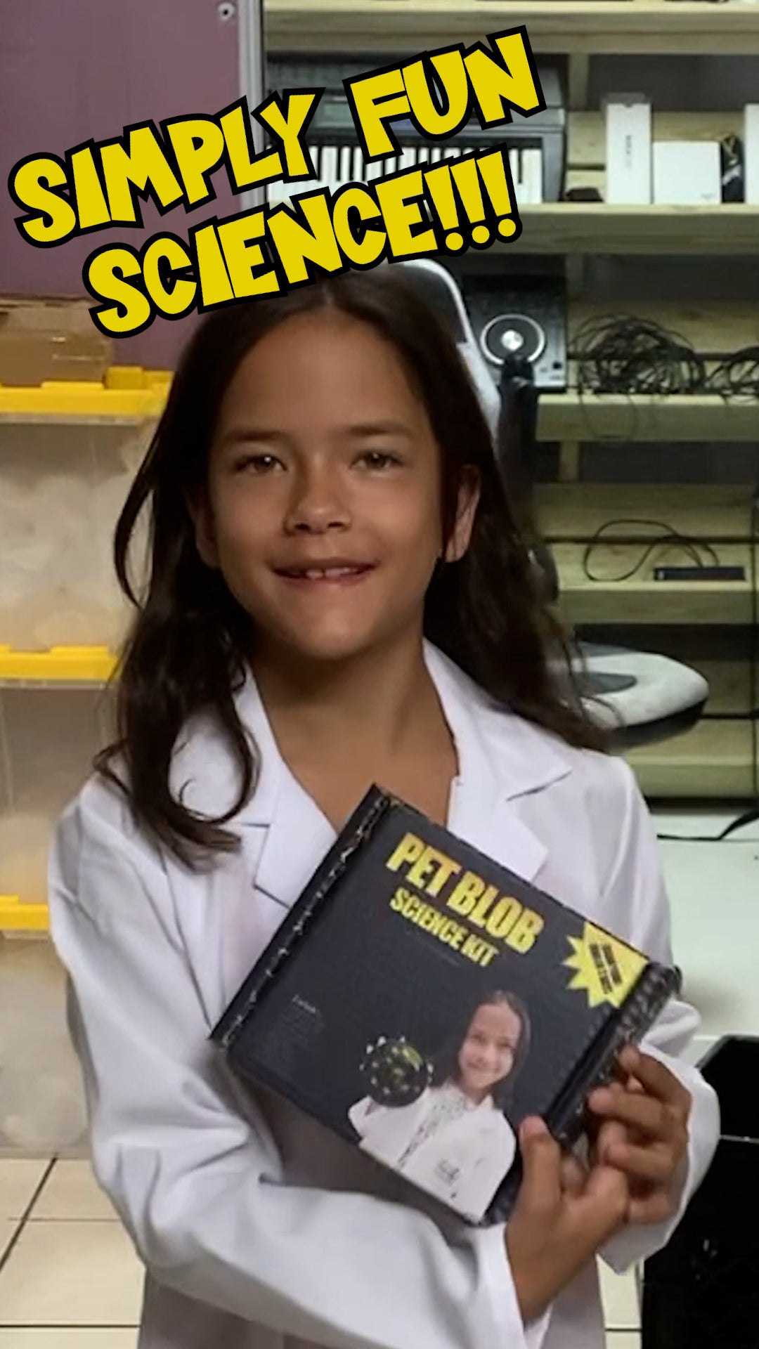 kids slime mold science kit experiment project for class or home