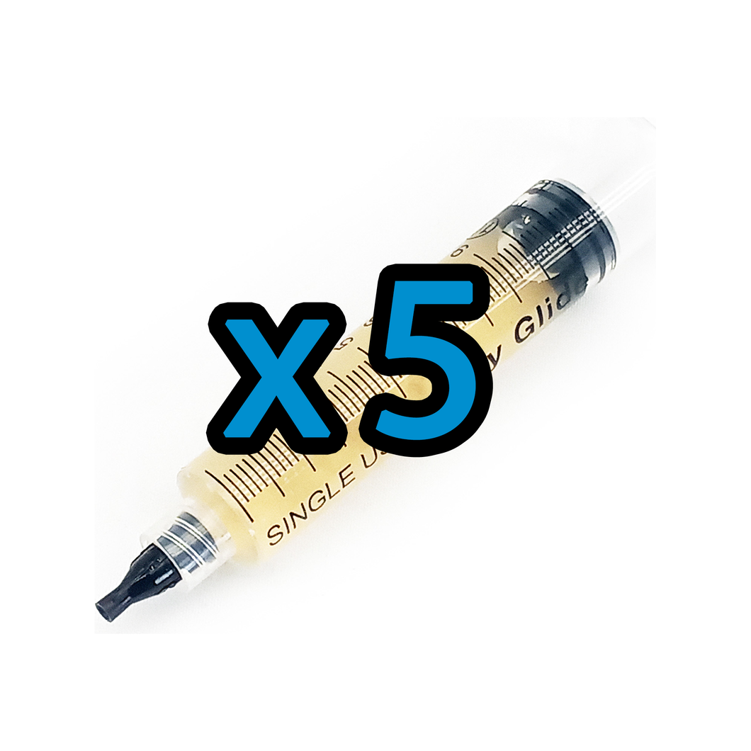 5 Pack of Mushroom Liquid Culture Syringes