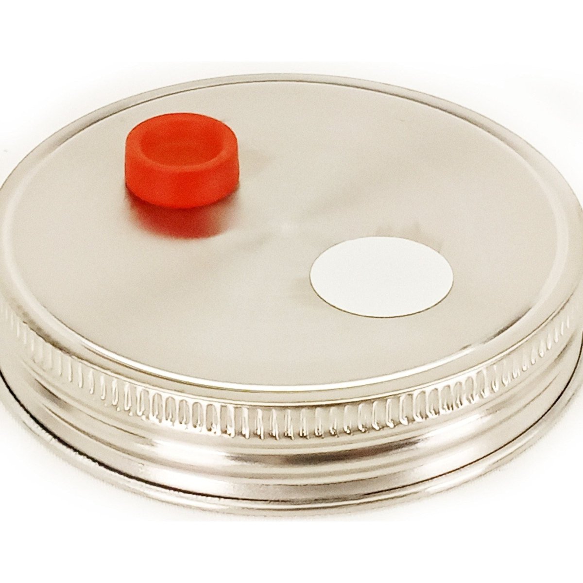 Grain Spawn Lid - Stainless Steel Metal Wide Mouth Mason Jar Lids